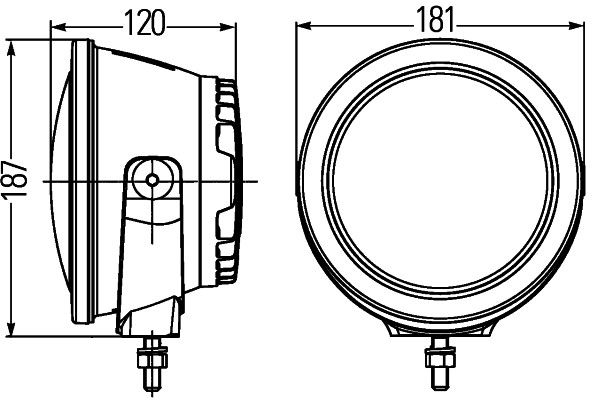 Fernscheinwerfer, LED li