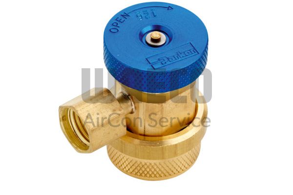Service Quick Coupler, LP R134a blau