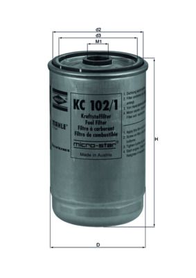 MAHLE Kraftstoffilter