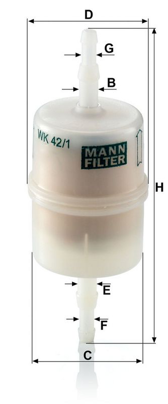 filtre à carburant à visser