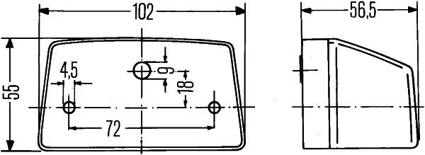 Kennzeichenleuchte, R10W