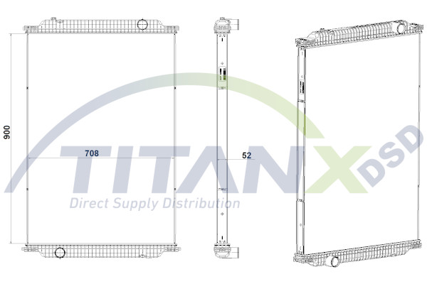 Kühler TitanX Kühler, Motorkühlung Kühler TitanX Kühler, Motorkühlung