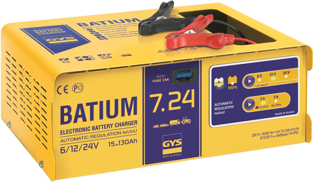 024502 Batterieladegerät, Batium 7-24, 6,12,24V