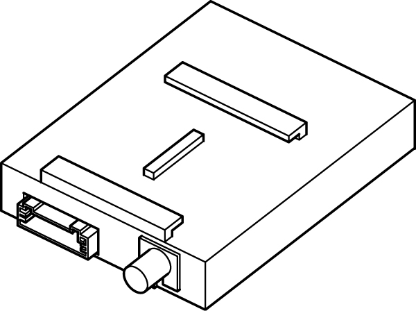 Empfaenger T100 HTM, Adapter Empfaenger T100 HTM, Adapter