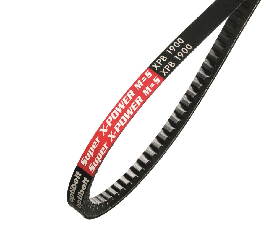 V-belts - raw edge, toothed