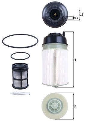 MAHLE Kraftstofffilter MAHLE Kraftstofffilter