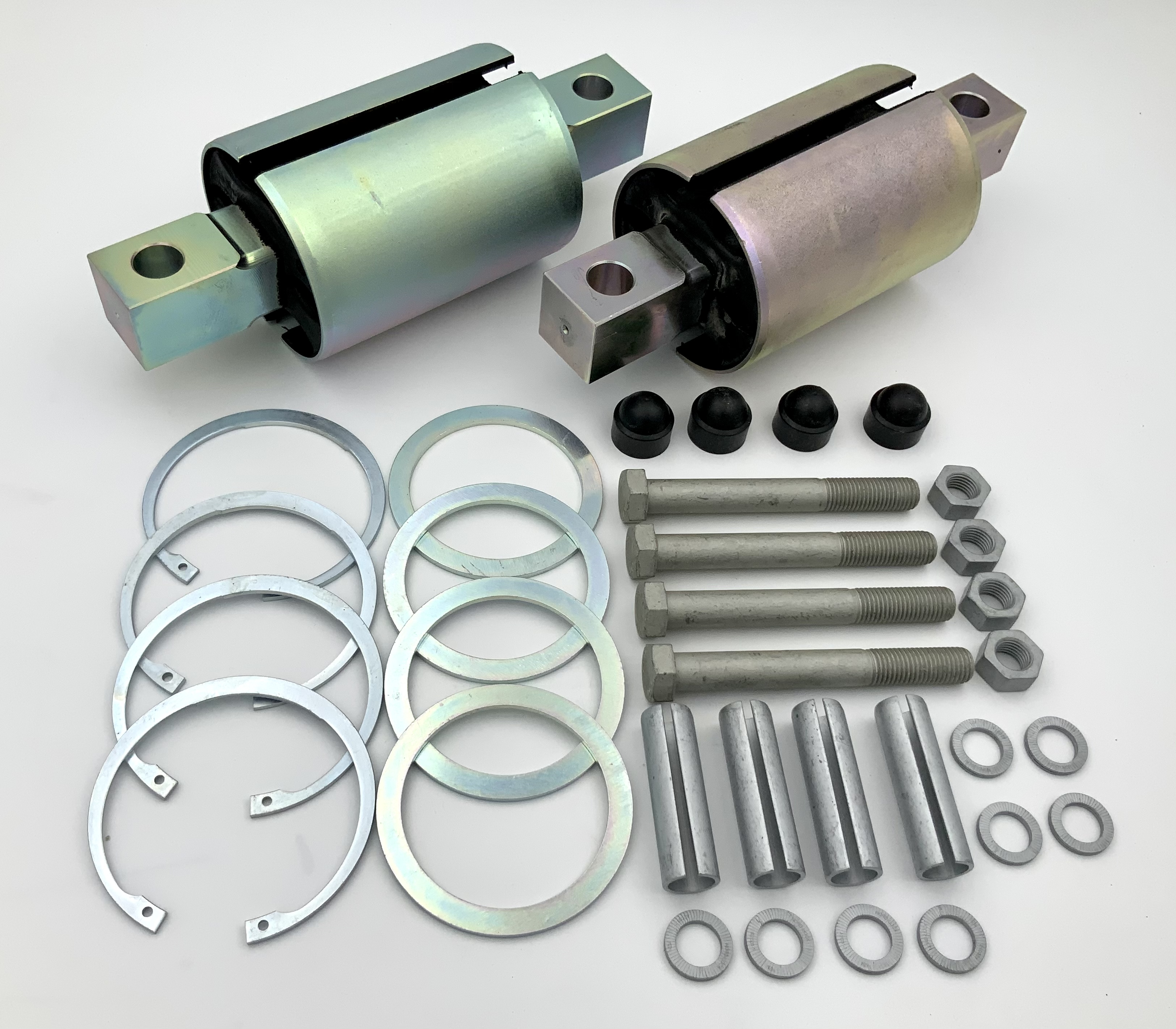 AECCF761-FF85-477B-88B7-A90EABDE36C4 SET Metall-Gummi-Lager für Hübner-Gelenksystem (Solaris) inkl. Befestigungssatz