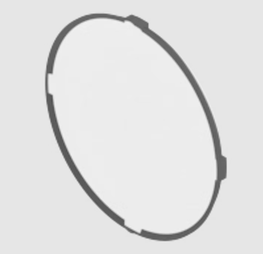 Textplatte klar D29 transparent
