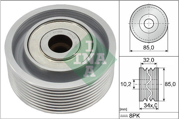 Umlenk-/Führungsrolle, Ke MB Breite 32mm Umlenk-/Führungsrolle, Ke MB Breite 32mm