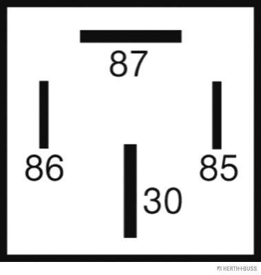 Relais, Arbeitsstrom 24 V, 70 A, 4 pins