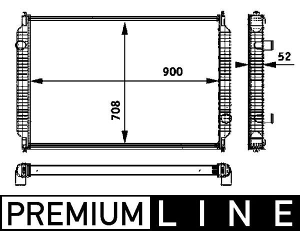 MAHLE Kühler, Motorkühlung MAHLE Kühler, Motorkühlung