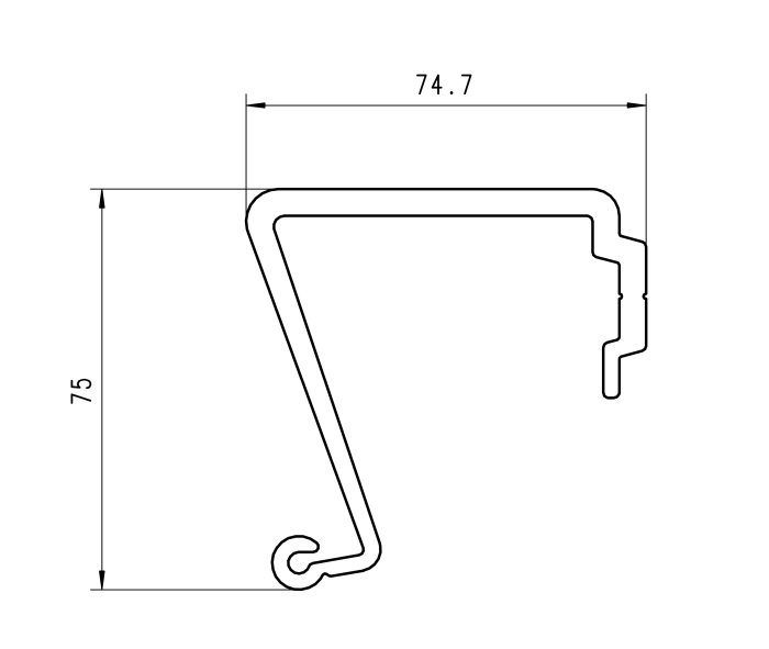 Alu-Bügelprofil CO-BOLT 3