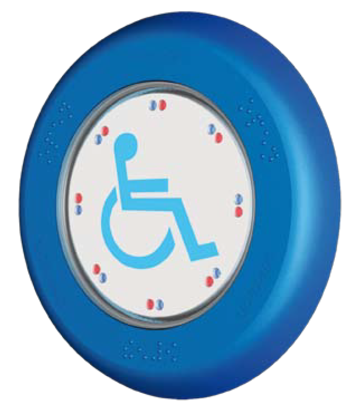 SENSOR button 24V DC Symbol Wheelchair