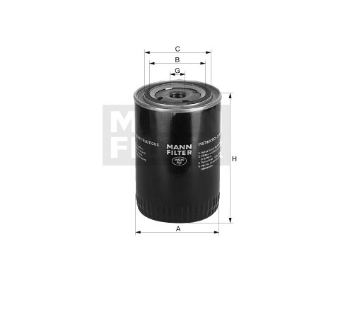 Filtre MANN filtre de vidange d'huile de lubrification filtre hydraulique W 1372/1 W13721 NEW OE