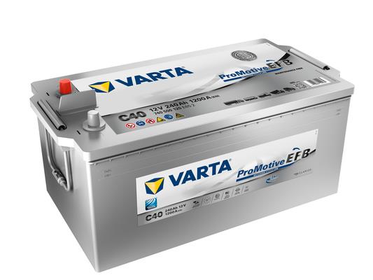 VARTA Starterbatterie PROmotive EFB C40 740500120E652