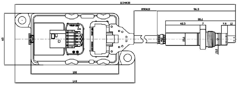 NOx-Sensor, NOx-Katalysator NOx-Sensor, NOx-Katalysator