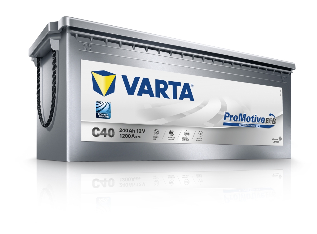VARTA Starterbatterie PROmotive EFB C40 740500120E652