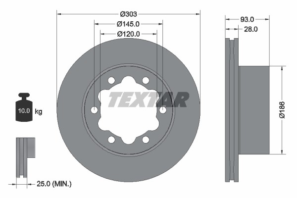 93143403 Bremsscheibe