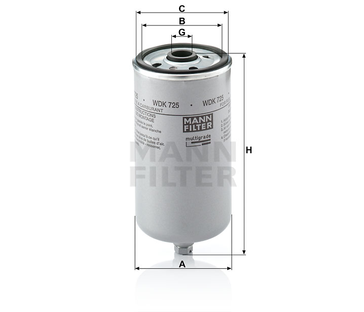 WDK72559896a660938e Kraftstoffwechselfilter