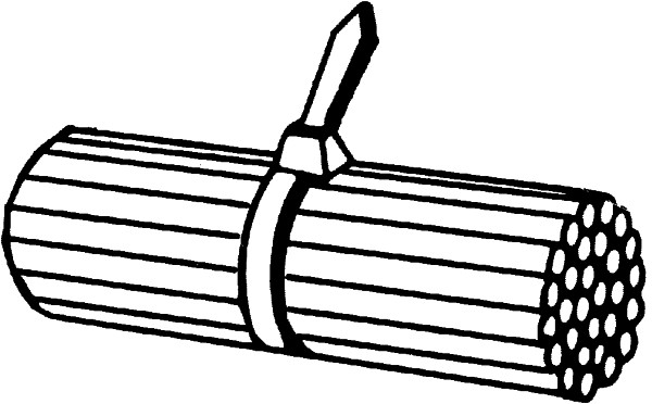 Kabelbinder, Laenge 285 mm