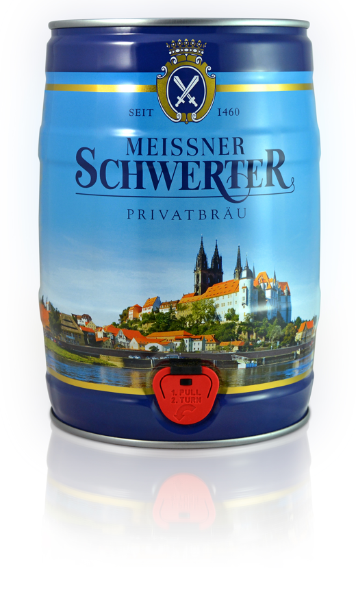 Bierfass 5L - Meissner Schwerter Bierfass 5L - Meissner Schwerter
