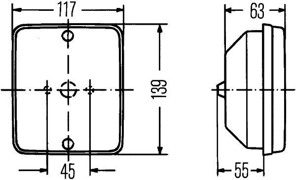 Rueckfahrleuchte, P21W