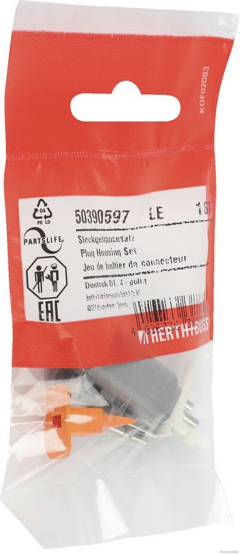 Steckgehäusesatz Deutsch DT, 4-polig